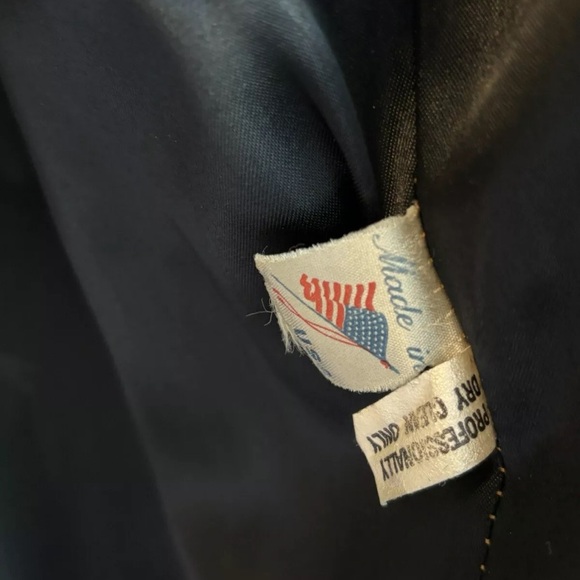 Mens Overland Sheepskin Green Moto Leather Bomber Jacket Size 40 - Picture 11 of 15